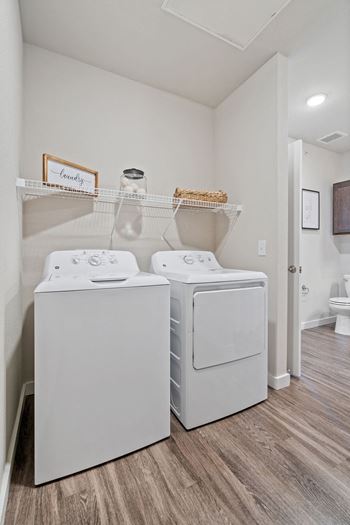 Full-size washer/dryer